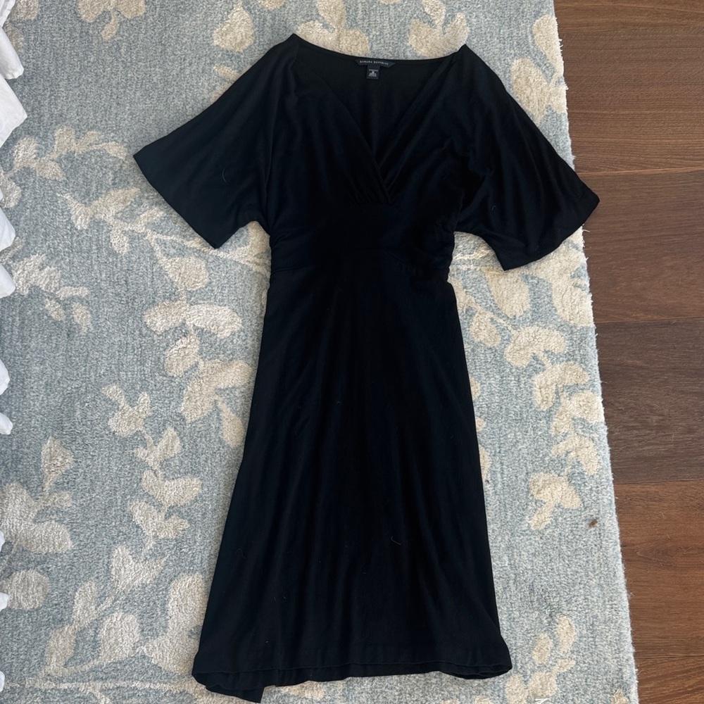 Banana Republic Stretch Black Midi Dress